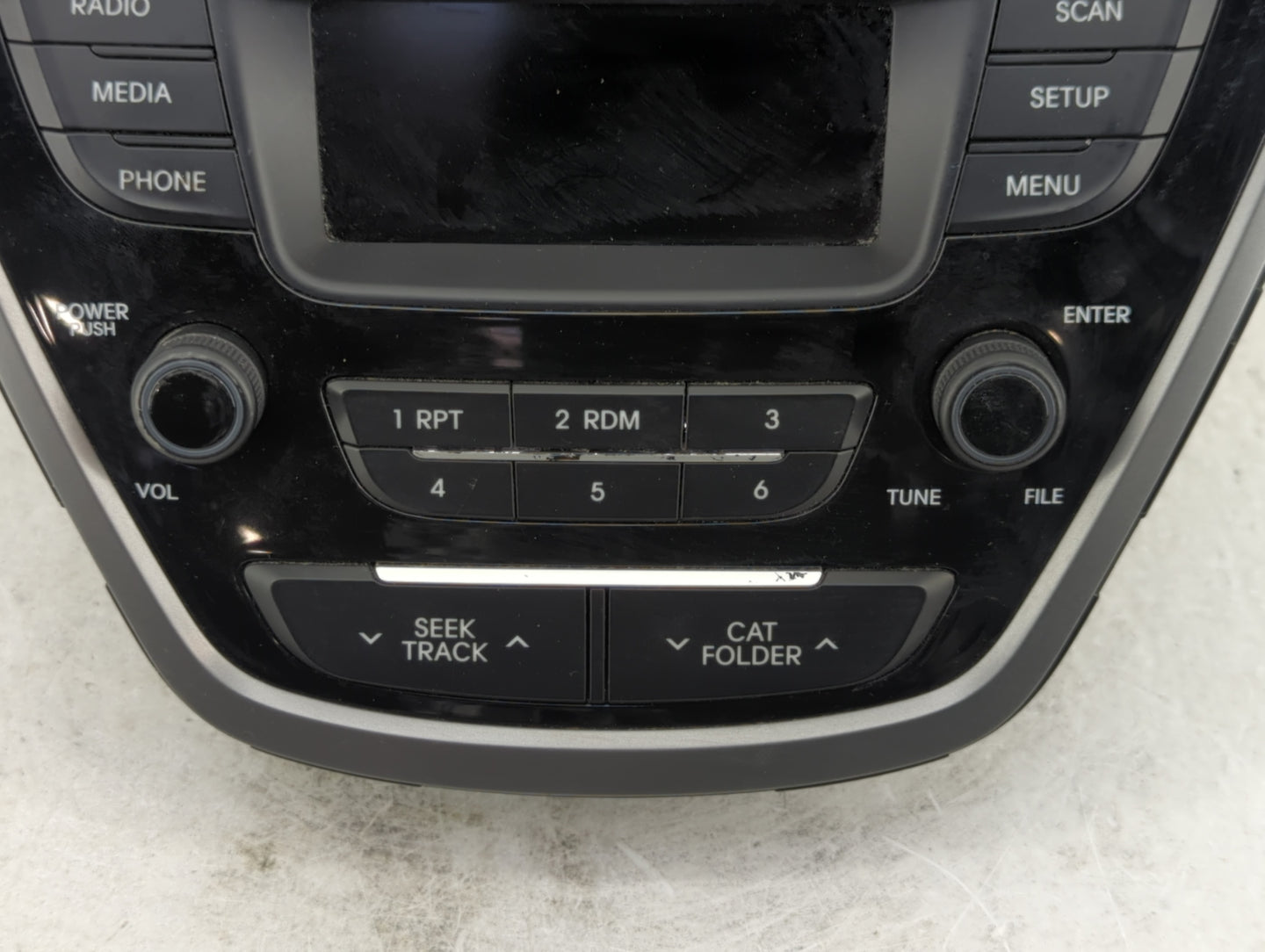 2014-2015 Hyundai Elantra Radio AM FM Cd Player Receiver Replacement P/N:96170-3X166GU Fits Fits 2014 2015 OEM Used Auto Par