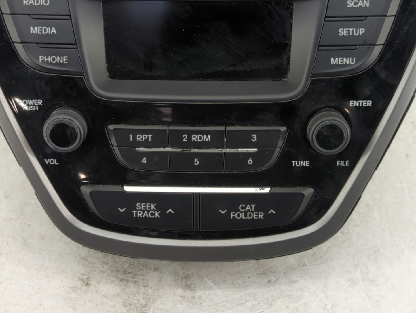 2014-2015 Hyundai Elantra Radio AM FM Cd Player Receiver Replacement P/N:96170-3X166GU Fits Fits 2014 2015 OEM Used Auto Par
