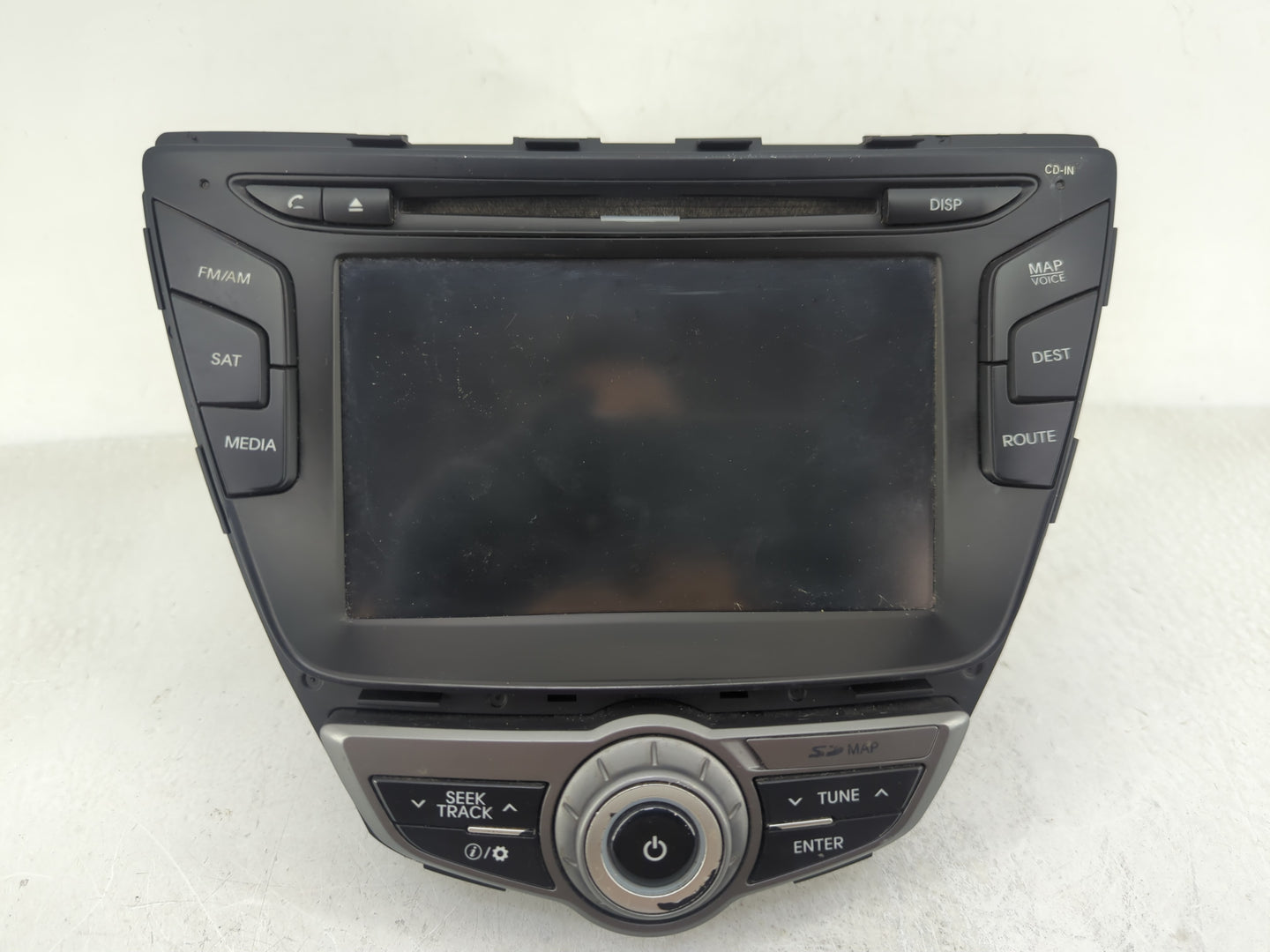 2014-2015 Hyundai Elantra Radio AM FM Cd Player Receiver Replacement P/N:96560-3X117SA5 Fits Fits 2014 2015 OEM Used Auto Pa