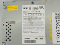 2014-2015 Hyundai Elantra Radio AM FM Cd Player Receiver Replacement P/N:96560-3X117SA5 Fits Fits 2014 2015 OEM Used Auto Pa