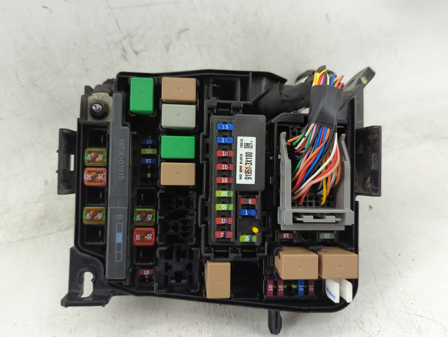 2014-2016 Hyundai Elantra Fusebox Fuse Box Panel Relay Module P/N:91200-3Y075 Fits Fits 2014 2015 2016 OEM Used Auto Parts -