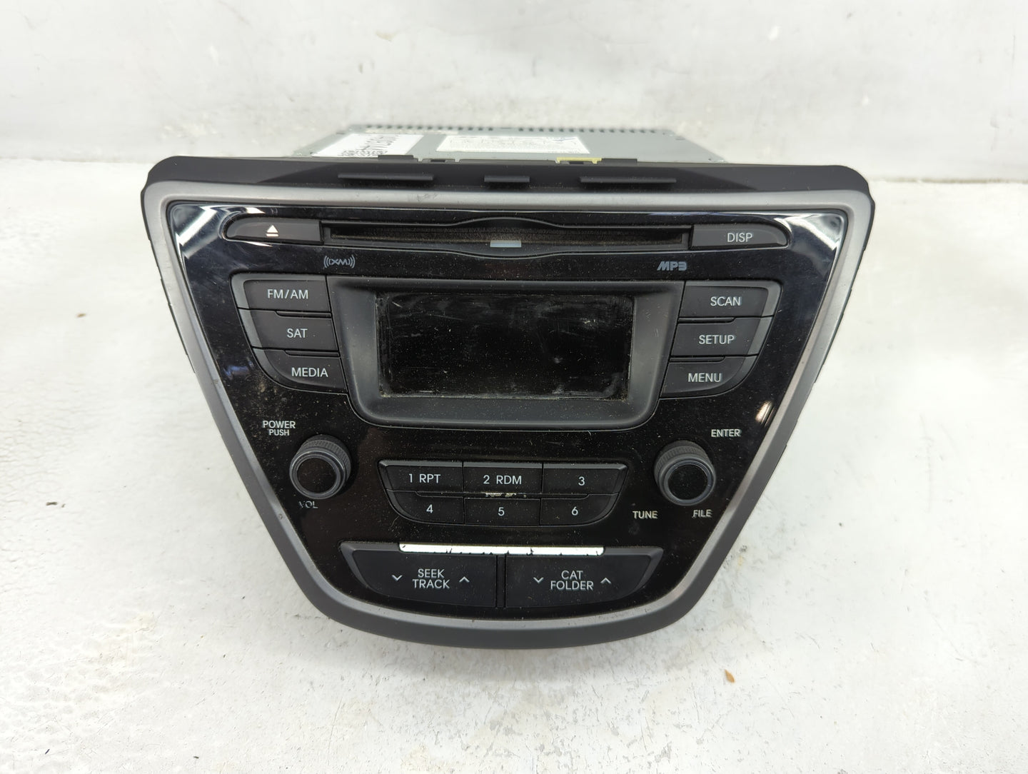 2014-2016 Hyundai Elantra Radio AM FM Cd Player Receiver Replacement P/N:96170-3X156GU Fits Fits 2014 2015 2016 OEM Used Aut