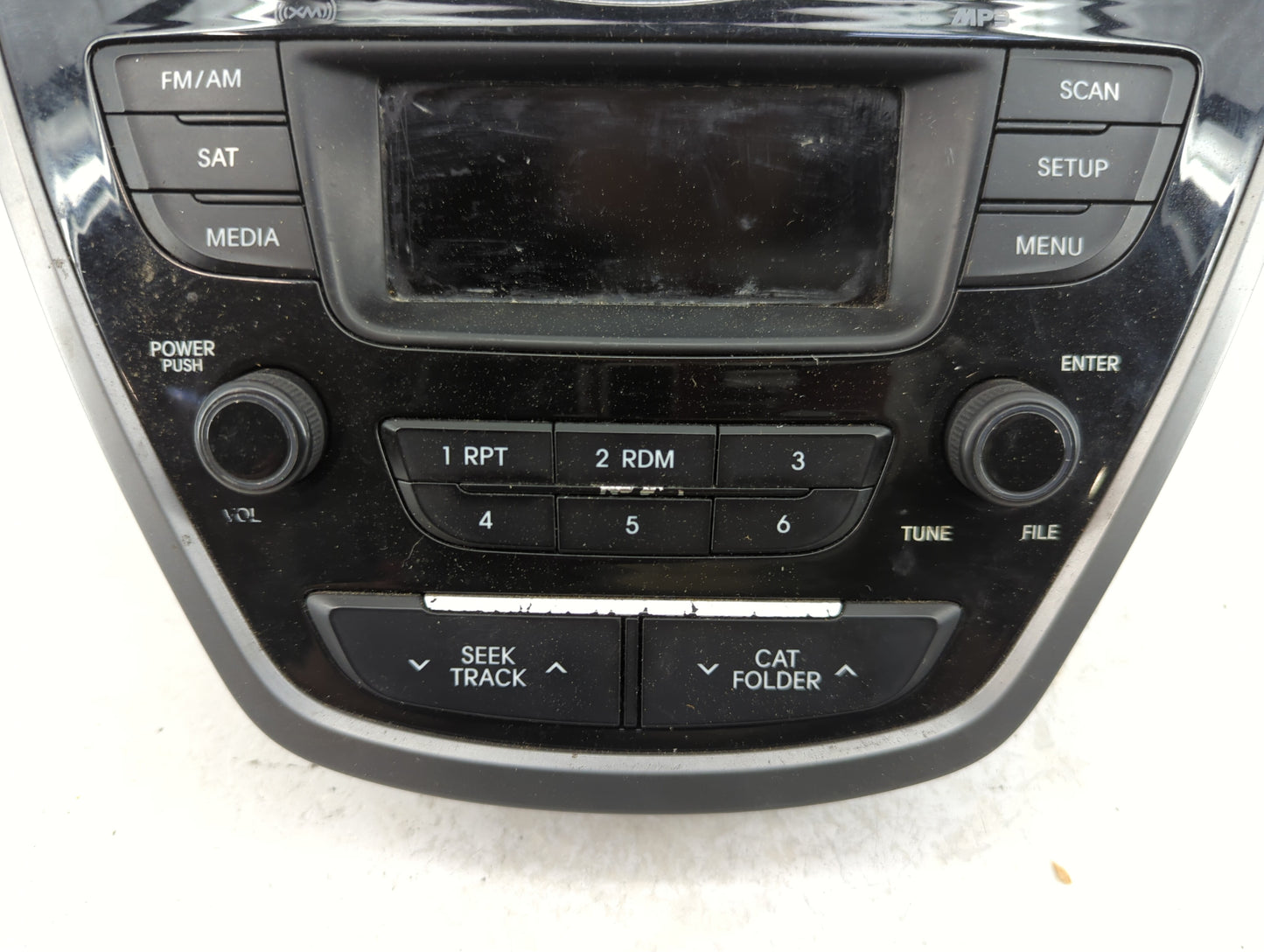 2014-2016 Hyundai Elantra Radio AM FM Cd Player Receiver Replacement P/N:96170-3X156GU Fits Fits 2014 2015 2016 OEM Used Aut