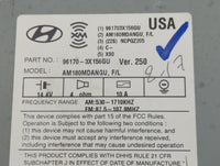 2014-2016 Hyundai Elantra Radio AM FM Cd Player Receiver Replacement P/N:96170-3X156GU Fits Fits 2014 2015 2016 OEM Used Aut