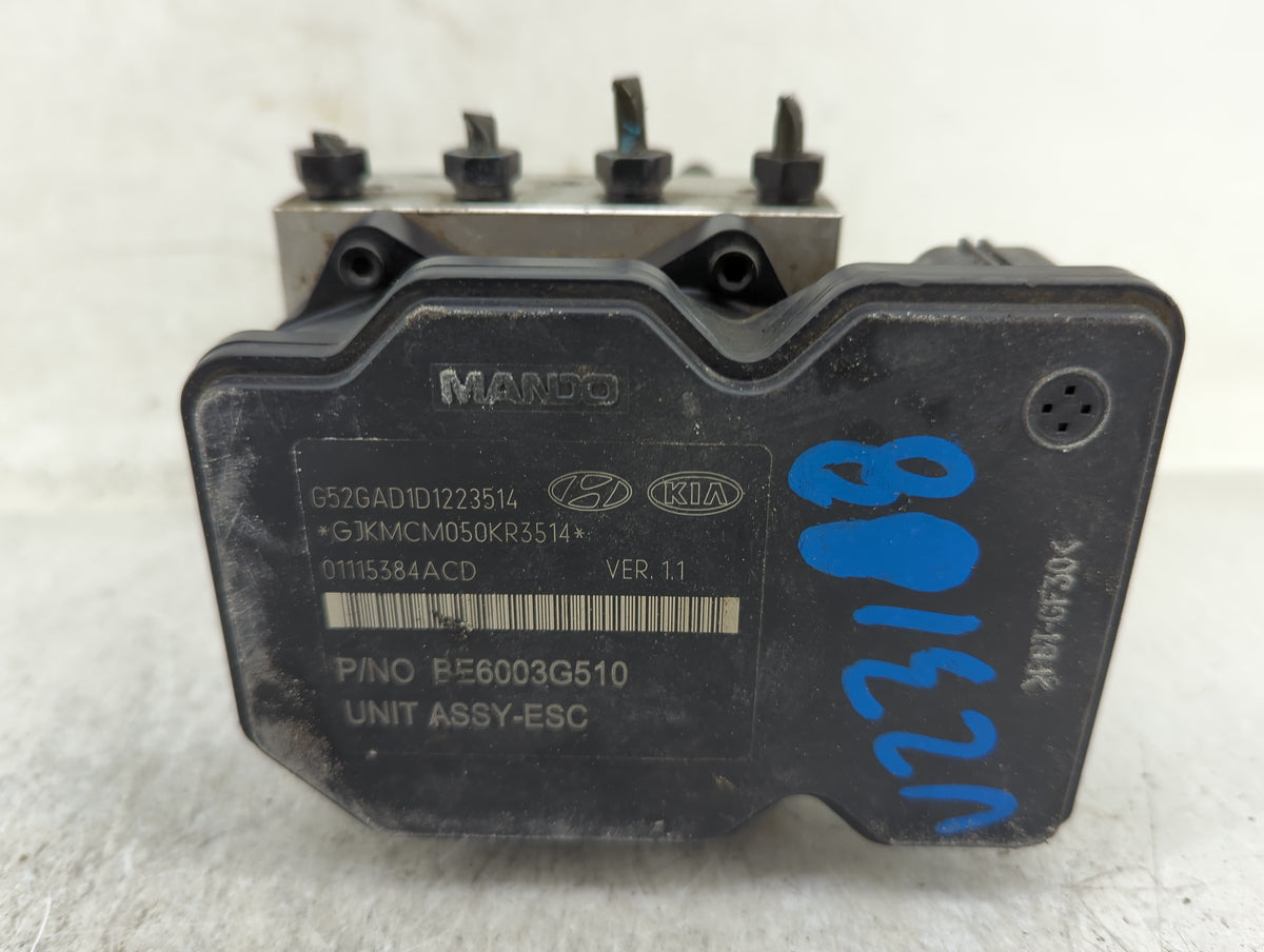 2014-2016 Hyundai Elantra Anti-Lock Brake ABS Pump Module Actuator OEM P/N:BE6003G510 Fits Fits 2014 2015 2016 OEM Used Auto