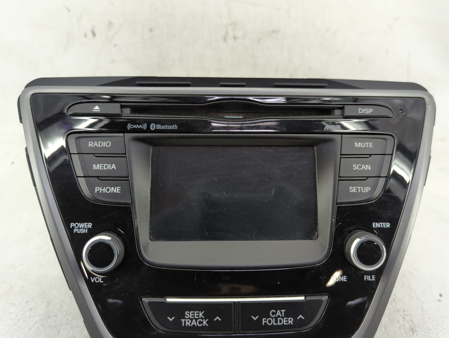 2014-2016 Hyundai Elantra Radio AM FM Cd Player Receiver Replacement P/N:96180-3X165GU Fits Fits 2014 2015 2016 OEM Used Aut