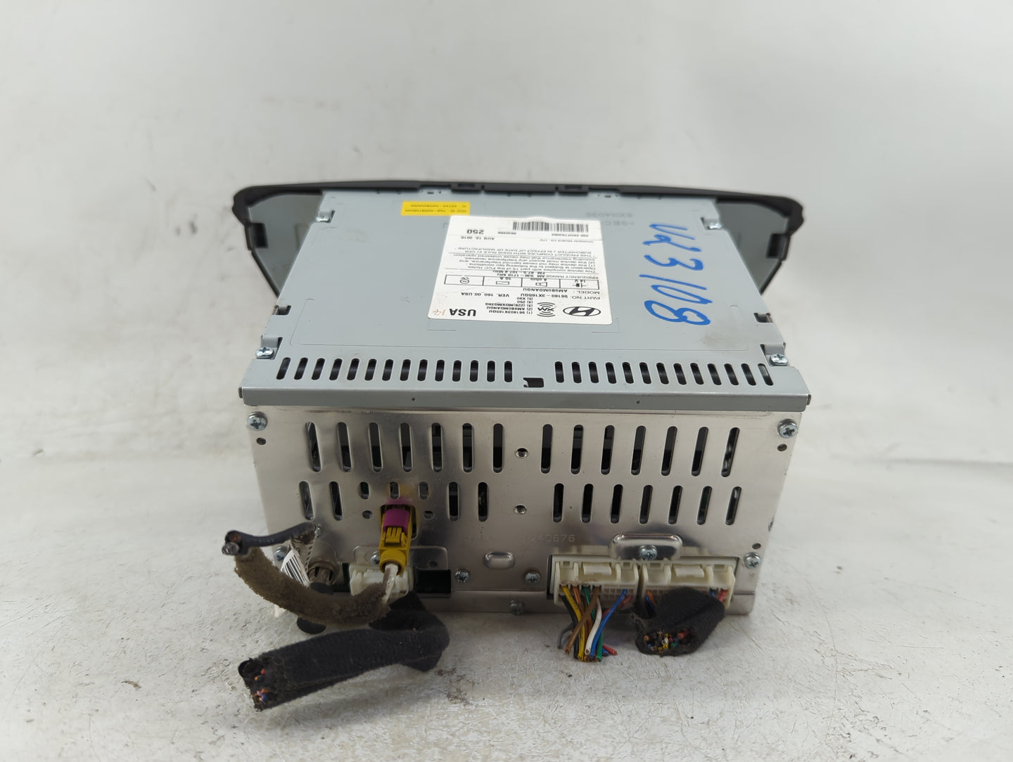 2014-2016 Hyundai Elantra Radio AM FM Cd Player Receiver Replacement P/N:96180-3X165GU Fits Fits 2014 2015 2016 OEM Used Aut