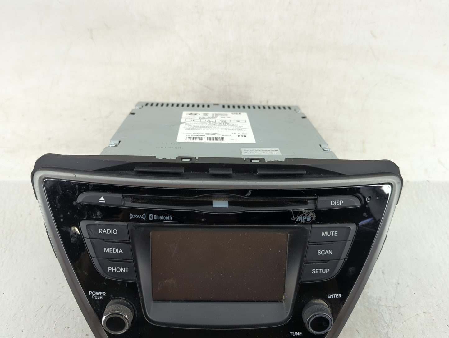 2014-2016 Hyundai Elantra Radio AM FM Cd Player Receiver Replacement P/N:961803X165GU Fits Fits 2014 2015 2016 OEM Used Auto
