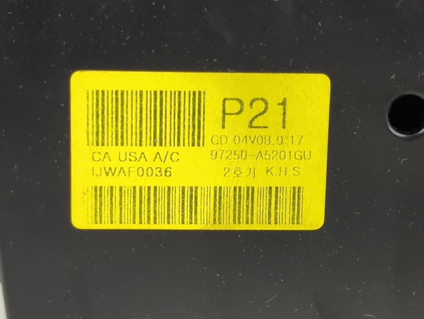 2013-2017 Hyundai Elantra Climate Control Module Temperature AC/Heater Replacement P/N:97250-A5201GU Fits OEM Used Auto Part