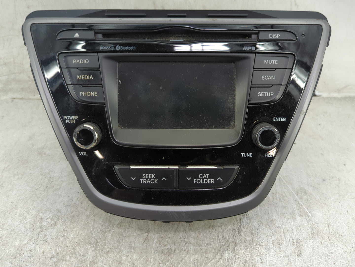 2014-2016 Hyundai Elantra Radio AM FM Cd Player Receiver Replacement P/N:96180-3X175GU AM98 1MDANGU Fits Fits 2014 2015 2016