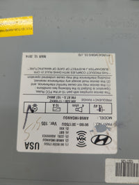 2014-2016 Hyundai Elantra Radio AM FM Cd Player Receiver Replacement P/N:96180-3X175GU AM98 1MDANGU Fits Fits 2014 2015 2016
