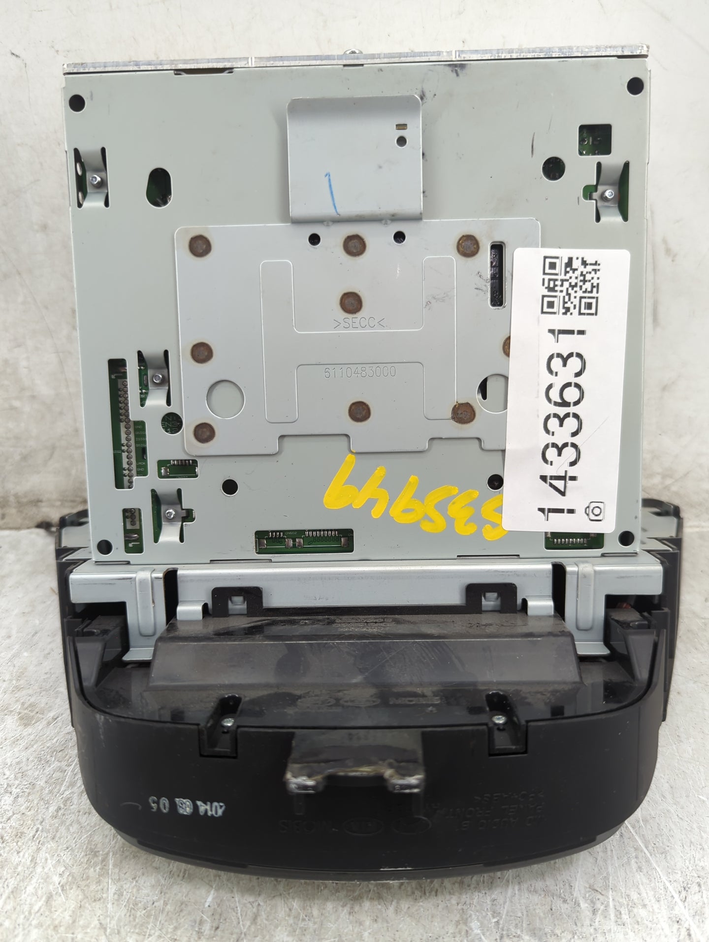 2014-2016 Hyundai Elantra Radio AM FM Cd Player Receiver Replacement P/N:96180-3X175GU AM98 1MDANGU Fits Fits 2014 2015 2016