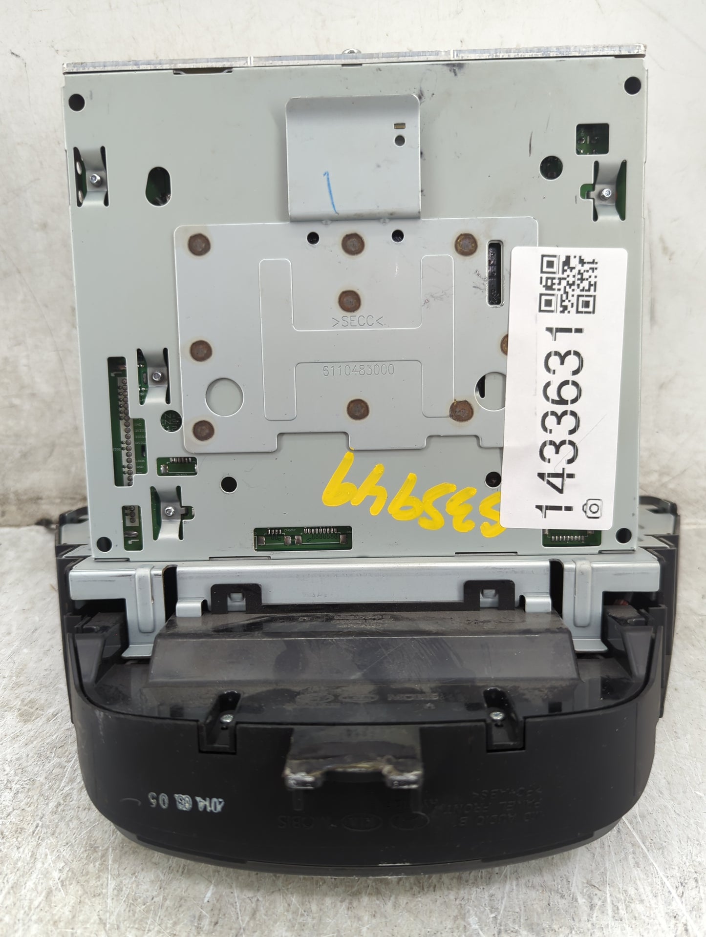 2014-2016 Hyundai Elantra Radio AM FM Cd Player Receiver Replacement P/N:96180-3X175GU AM98 1MDANGU Fits Fits 2014 2015 2016