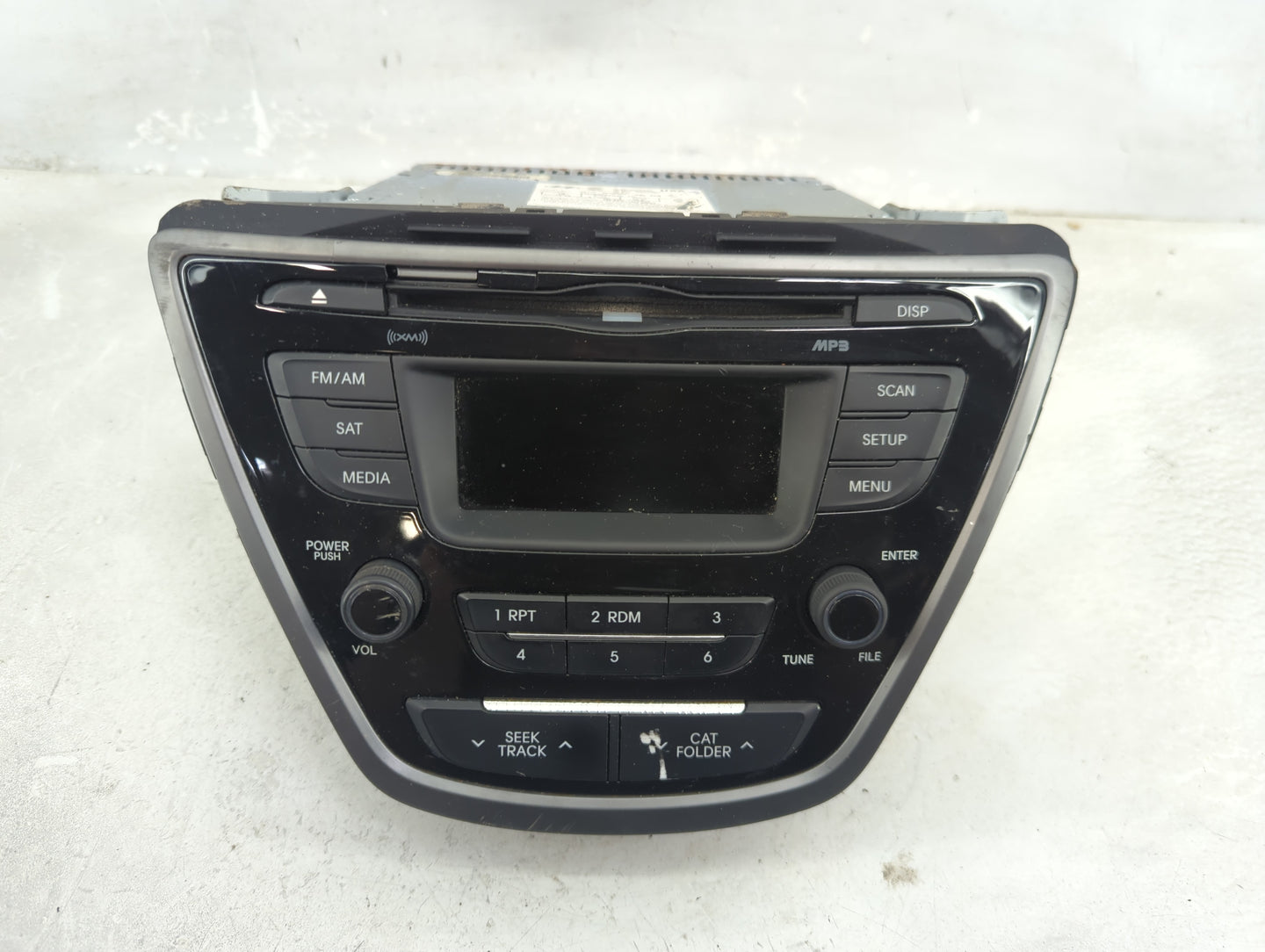 2014-2016 Hyundai Elantra Radio AM FM Cd Player Receiver Replacement P/N:96170-3X156GU AM180MDANGU Fits Fits 2014 2015 2016 