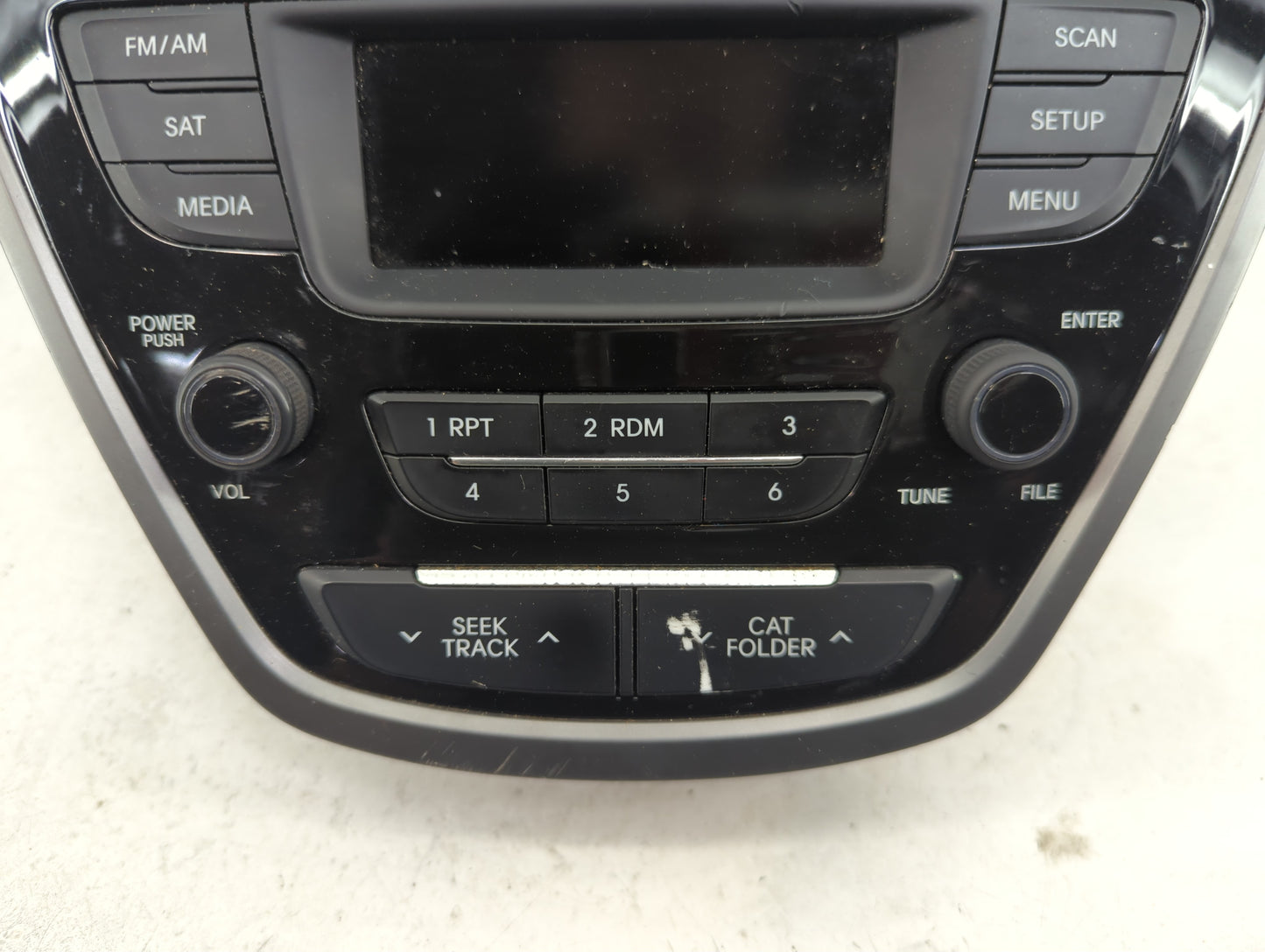 2014-2016 Hyundai Elantra Radio AM FM Cd Player Receiver Replacement P/N:96170-3X156GU AM180MDANGU Fits Fits 2014 2015 2016 
