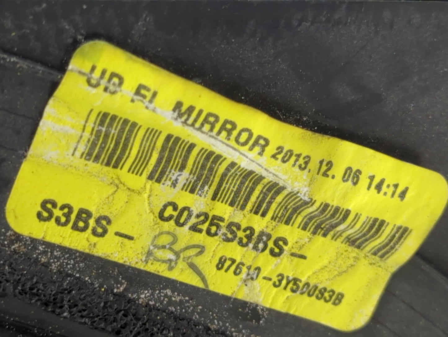2014-2016 Hyundai Elantra Driver Side View Mirror - Left Door Mirror OEM Used - Oemusedautoparts1.com