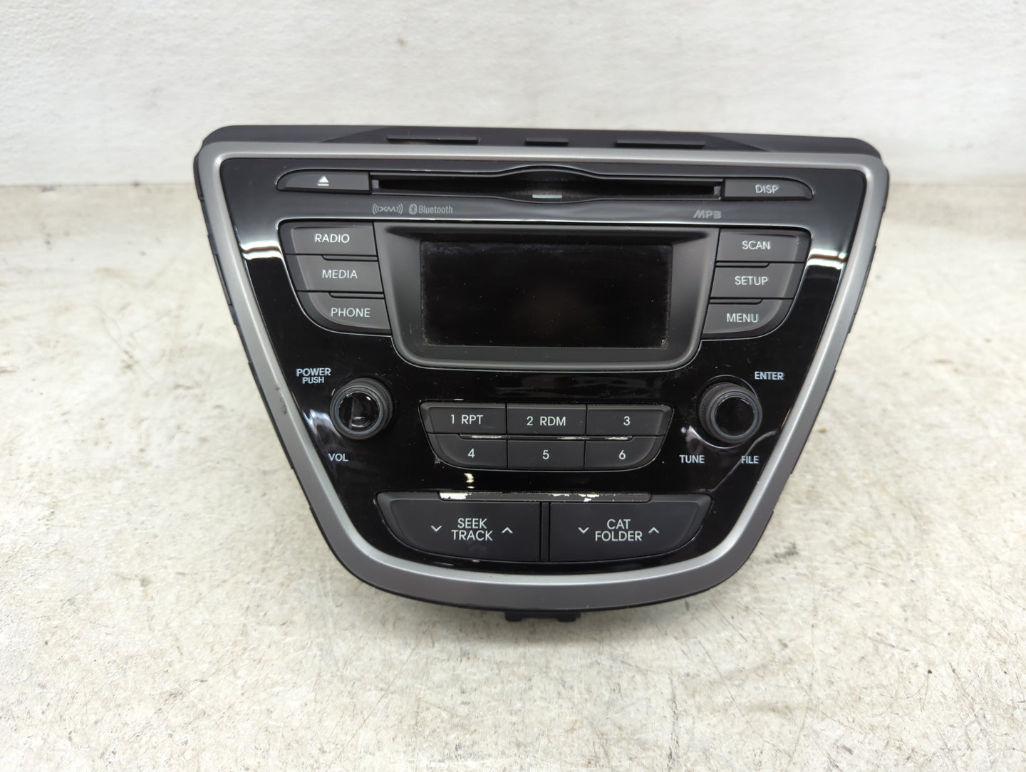 2014-2016 Hyundai Elantra Radio AM FM Cd Player Receiver Replacement P/N:96170-3X166GU AM1B0MDANGU Fits Fits 2014 2015 2016 