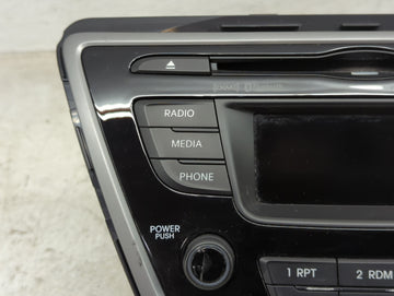 2014-2016 Hyundai Elantra Radio AM FM Cd Player Receiver Replacement P/N:96170-3X166GU AM1B0MDANGU Fits Fits 2014 2015 2016 OEM Used Auto Parts