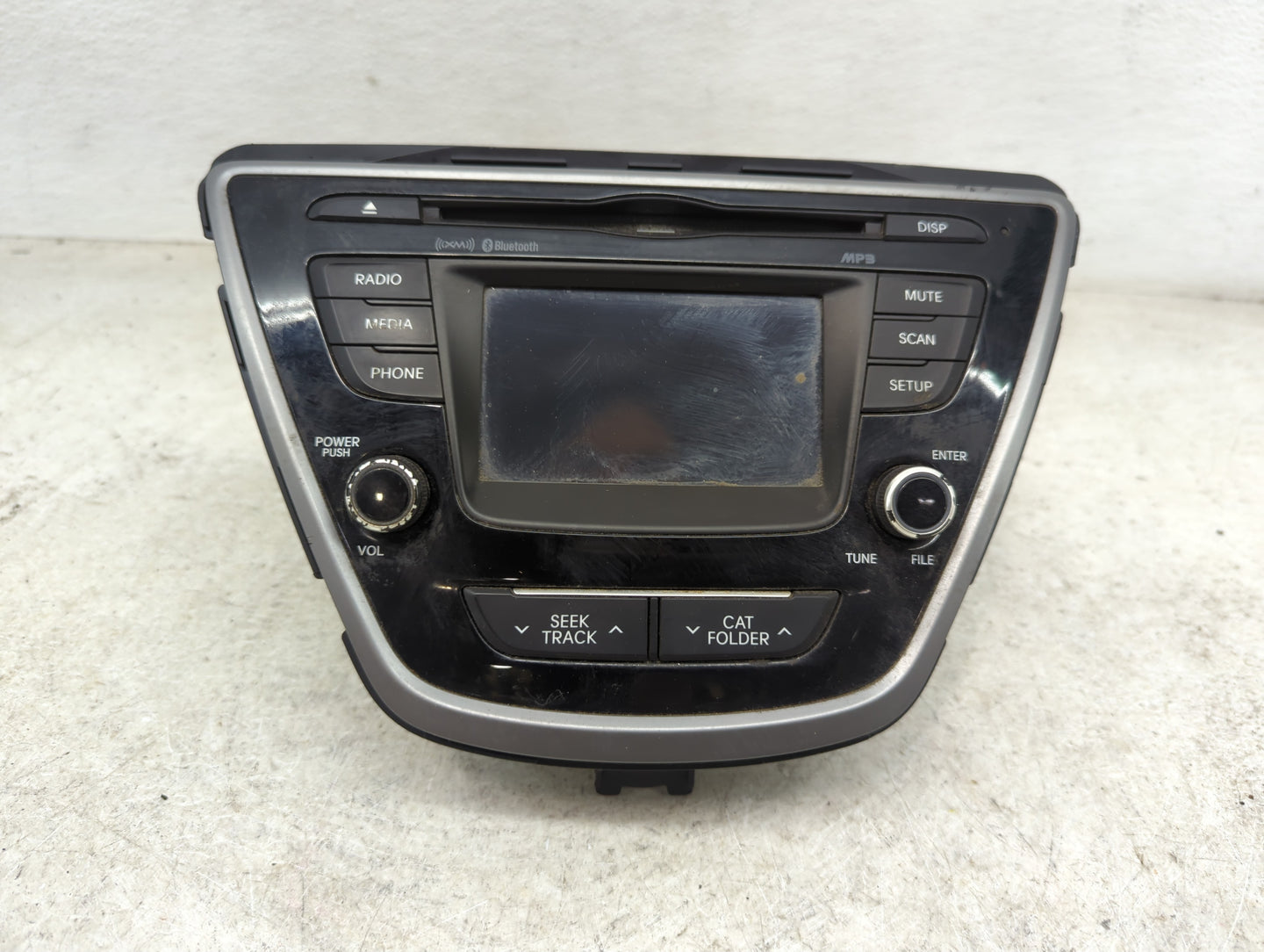 2014-2016 Hyundai Elantra Radio AM FM Cd Player Receiver Replacement P/N:961803X165GU AM9B0MDANGU Fits Fits 2014 2015 2016 O