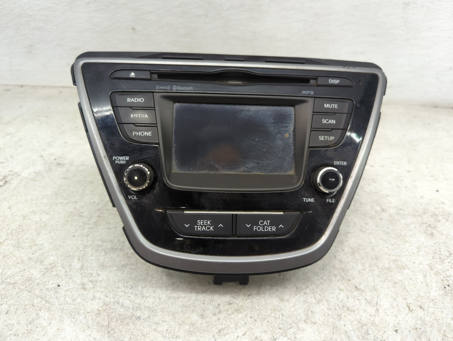 2014-2016 Hyundai Elantra Radio AM FM Cd Player Receiver Replacement P/N:961803X165GU AM9B0MDANGU Fits Fits 2014 2015 2016 O