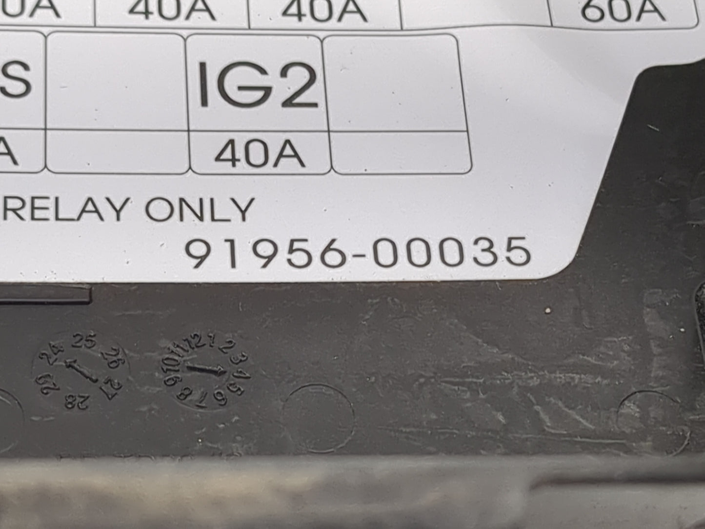 2014-2016 Hyundai Elantra Fusebox Fuse Box Panel Relay Module P/N:91951-3X100 91956-00035, MG666013 Fits Fits 2014 2015 2016