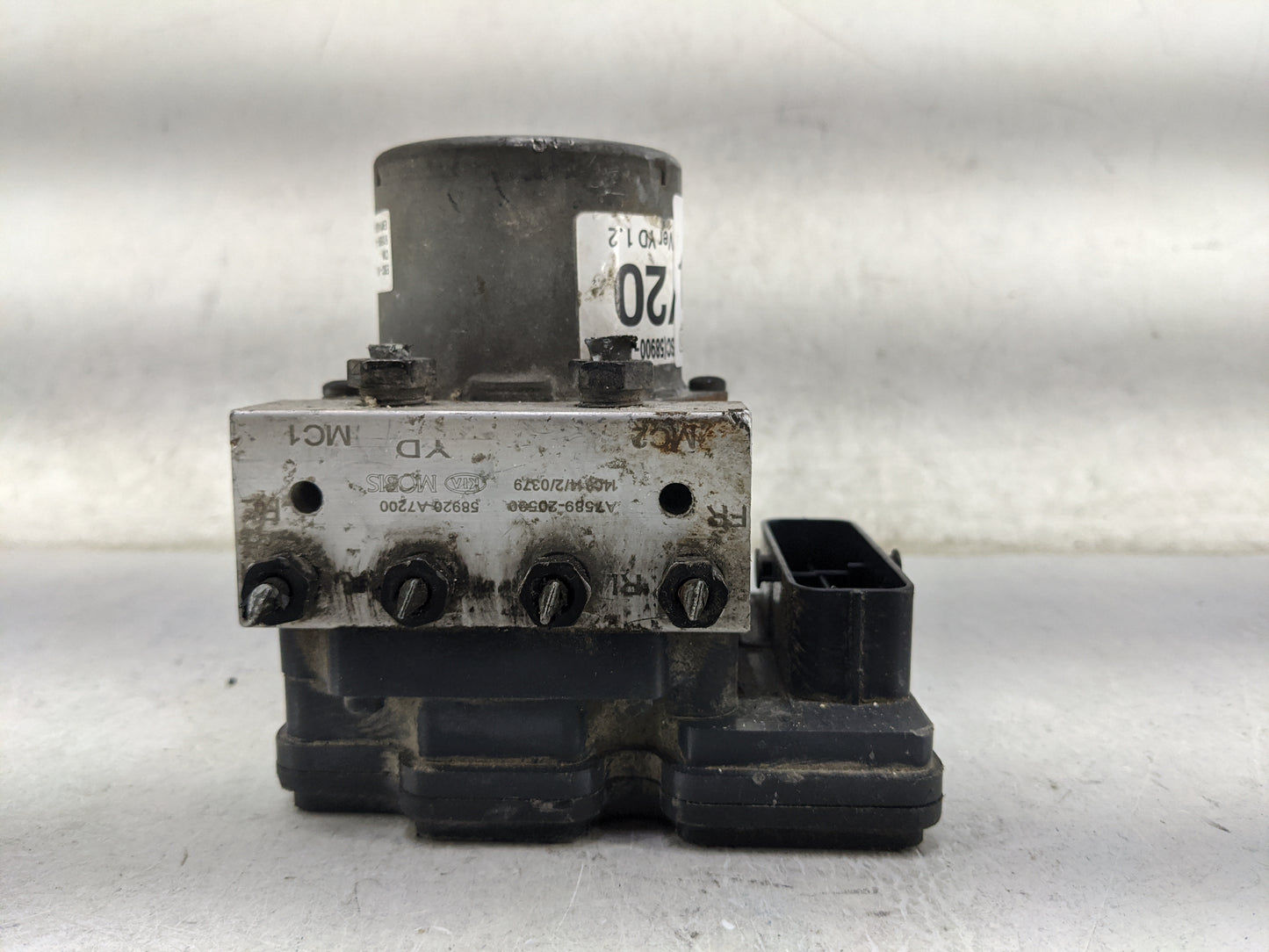 2014 Hyundai Elantra ABS Pump Control Module Replacement P/N:61589-45200 A7589-30500, 58920-A7200, A7589-20500 Fits OEM Used
