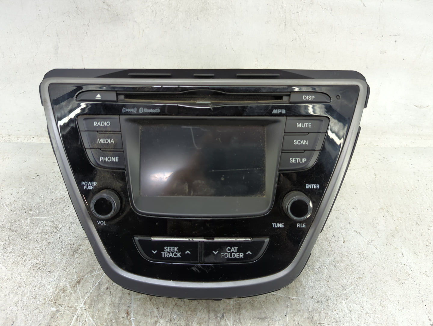 2014-2016 Hyundai Elantra Radio AM FM Cd Player Receiver Replacement P/N:961803X165 96180-3X165 Fits Fits 2014 2015 2016 OEM
