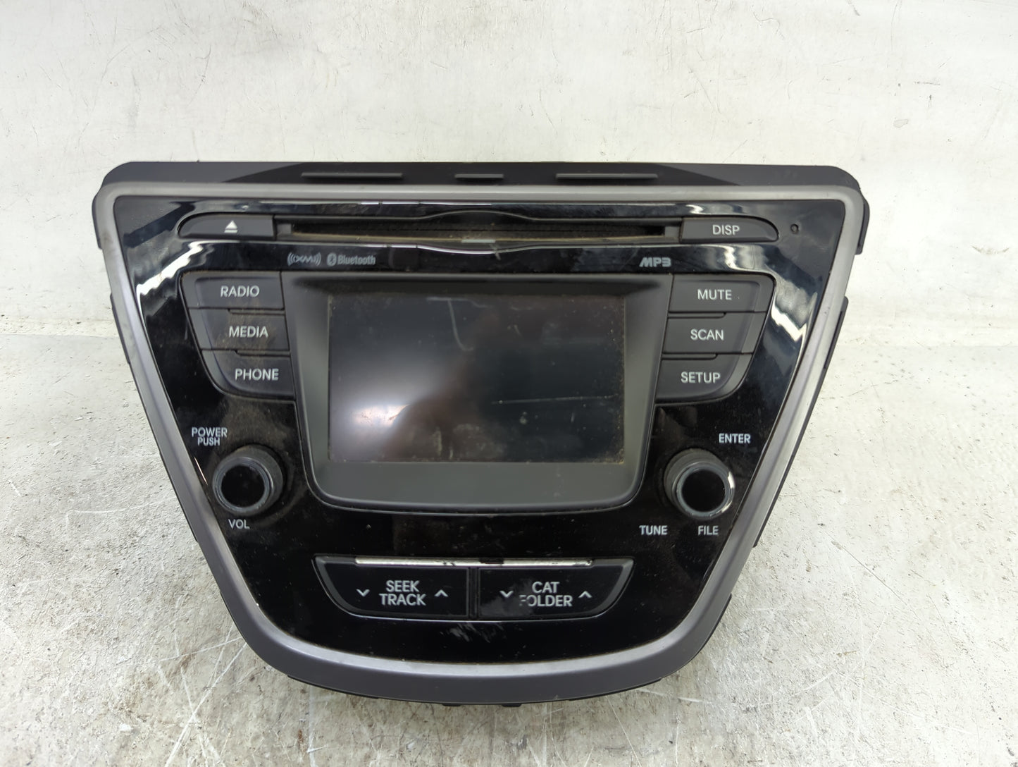 2014-2016 Hyundai Elantra Radio AM FM Cd Player Receiver Replacement P/N:961803X165 96180-3X165 Fits Fits 2014 2015 2016 OEM