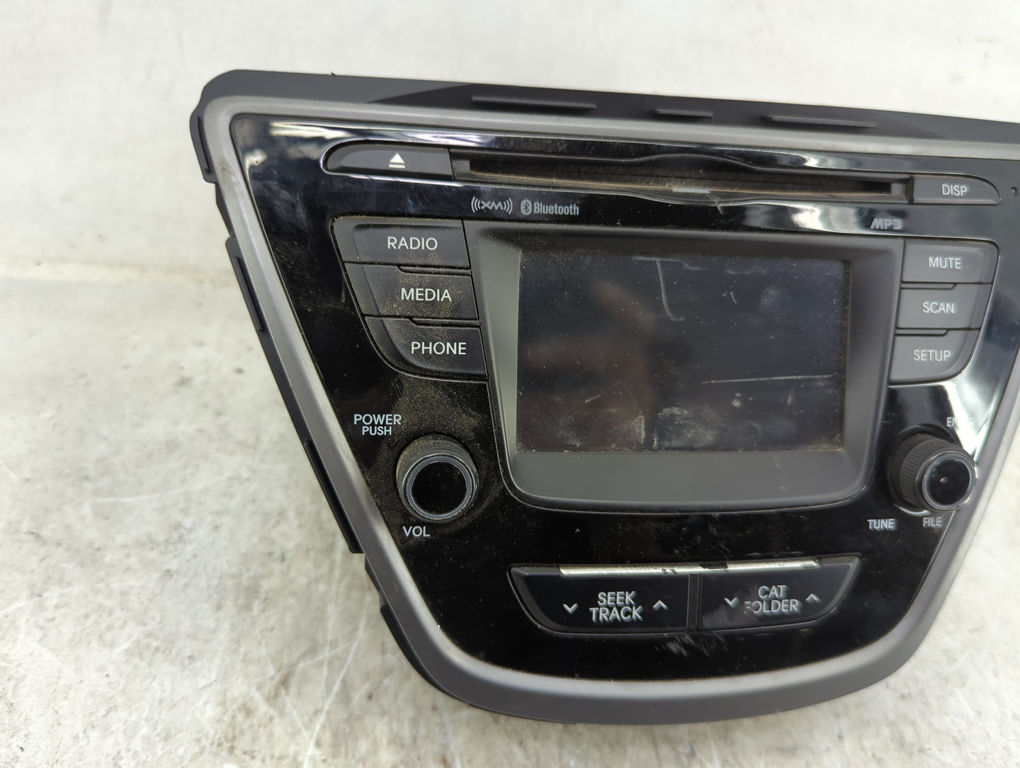 2014-2016 Hyundai Elantra Radio AM FM Cd Player Receiver Replacement P/N:961803X165 96180-3X165 Fits Fits 2014 2015 2016 OEM