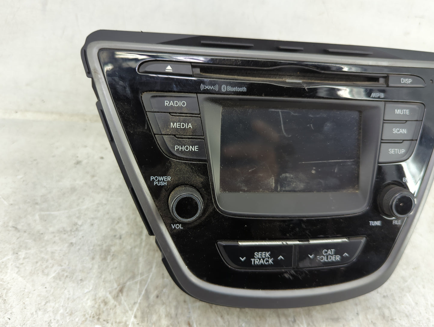 2014-2016 Hyundai Elantra Radio AM FM Cd Player Receiver Replacement P/N:961803X165 96180-3X165 Fits Fits 2014 2015 2016 OEM
