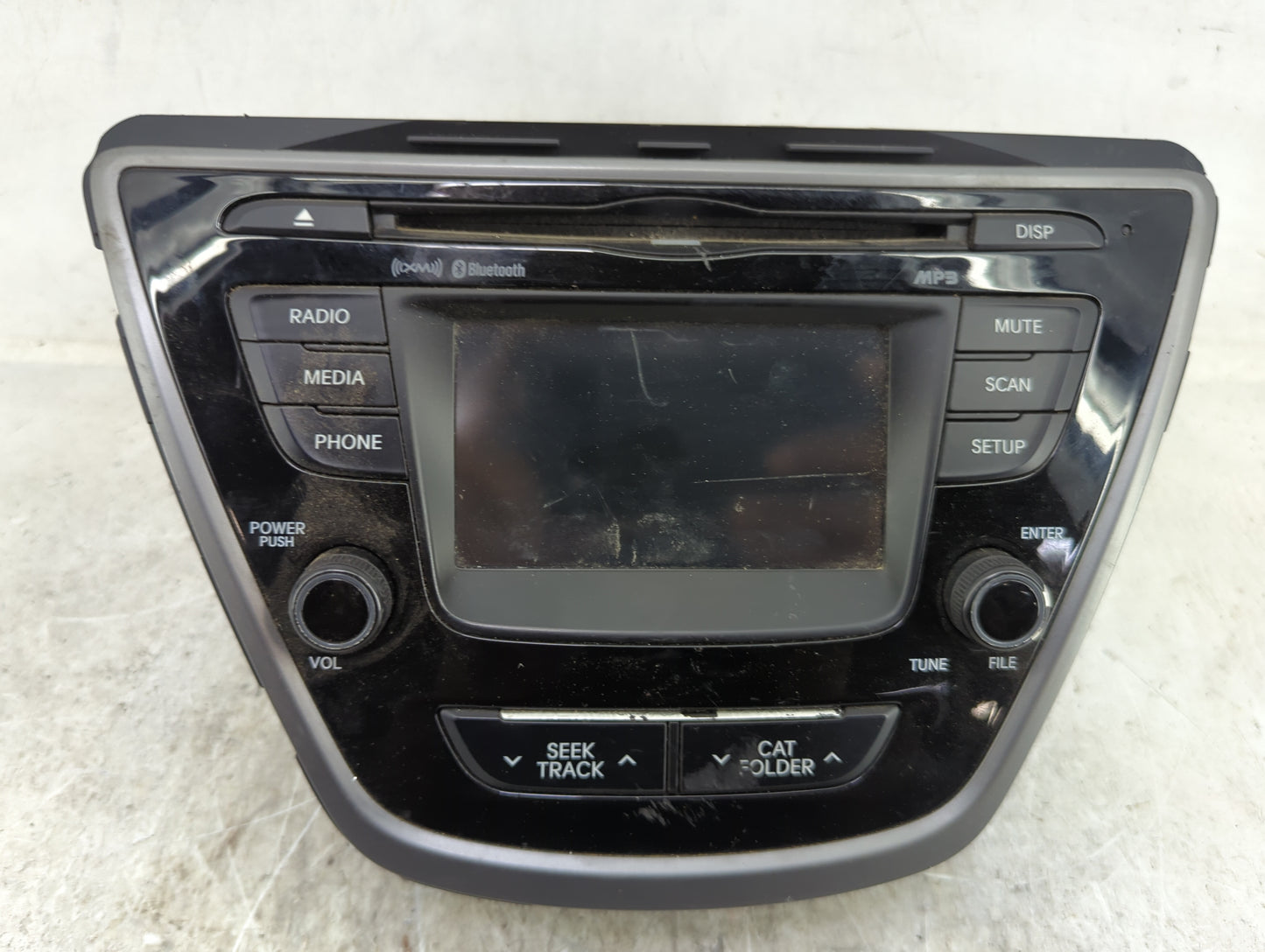 2014-2016 Hyundai Elantra Radio AM FM Cd Player Receiver Replacement P/N:961803X165 96180-3X165 Fits Fits 2014 2015 2016 OEM