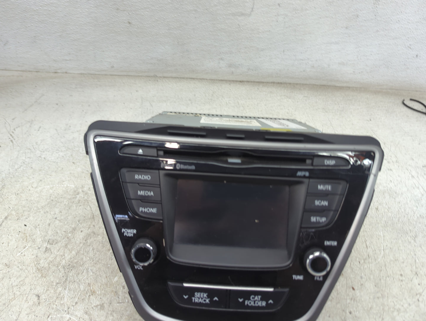 2014-2016 Hyundai Elantra Radio AM FM Cd Player Receiver Replacement P/N:96180-3X165GU AM980MDANGU Fits Fits 2014 2015 2016 