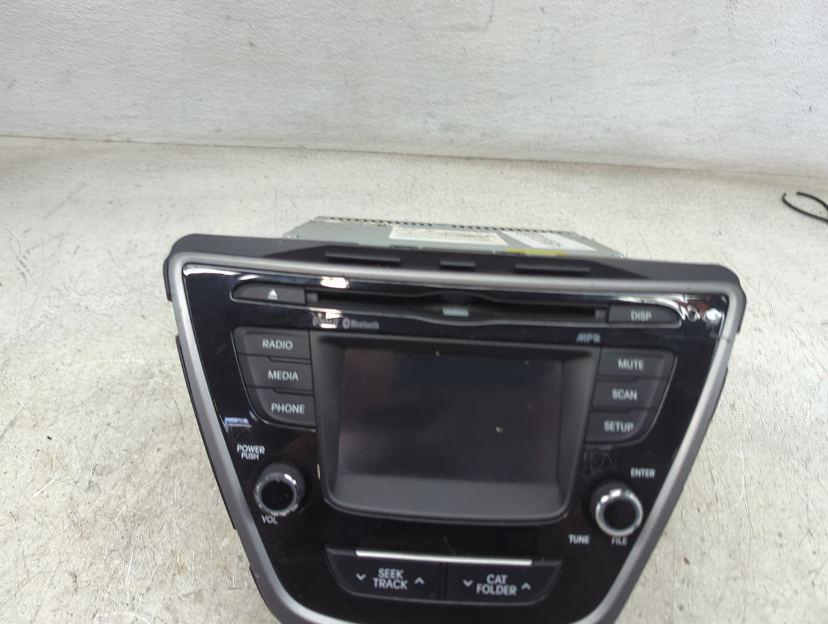2014-2016 Hyundai Elantra Radio AM FM Cd Player Receiver Replacement P/N:96180-3X165GU AM980MDANGU Fits Fits 2014 2015 2016 