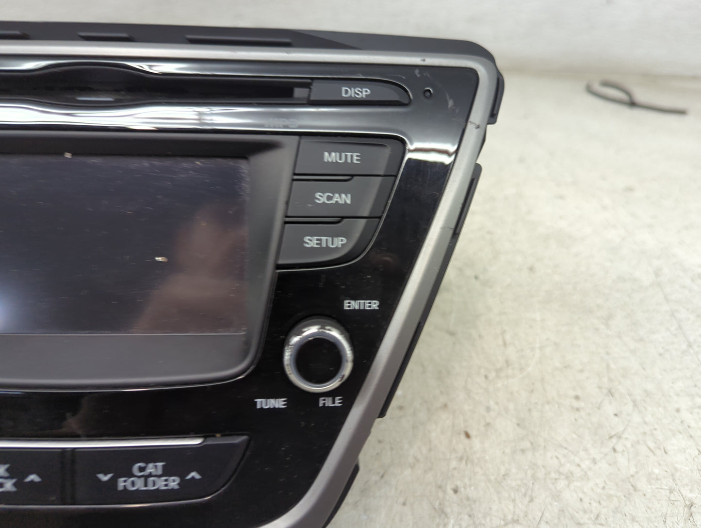 2014-2016 Hyundai Elantra Radio AM FM Cd Player Receiver Replacement P/N:96180-3X165GU AM980MDANGU Fits Fits 2014 2015 2016 