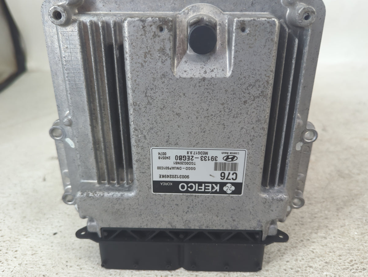 2014 Hyundai Elantra PCM Engine Control Computer ECU ECM PCU OEM P/N:39133-2EGB0 9003120249KE Fits OEM Used Auto Parts - Oem