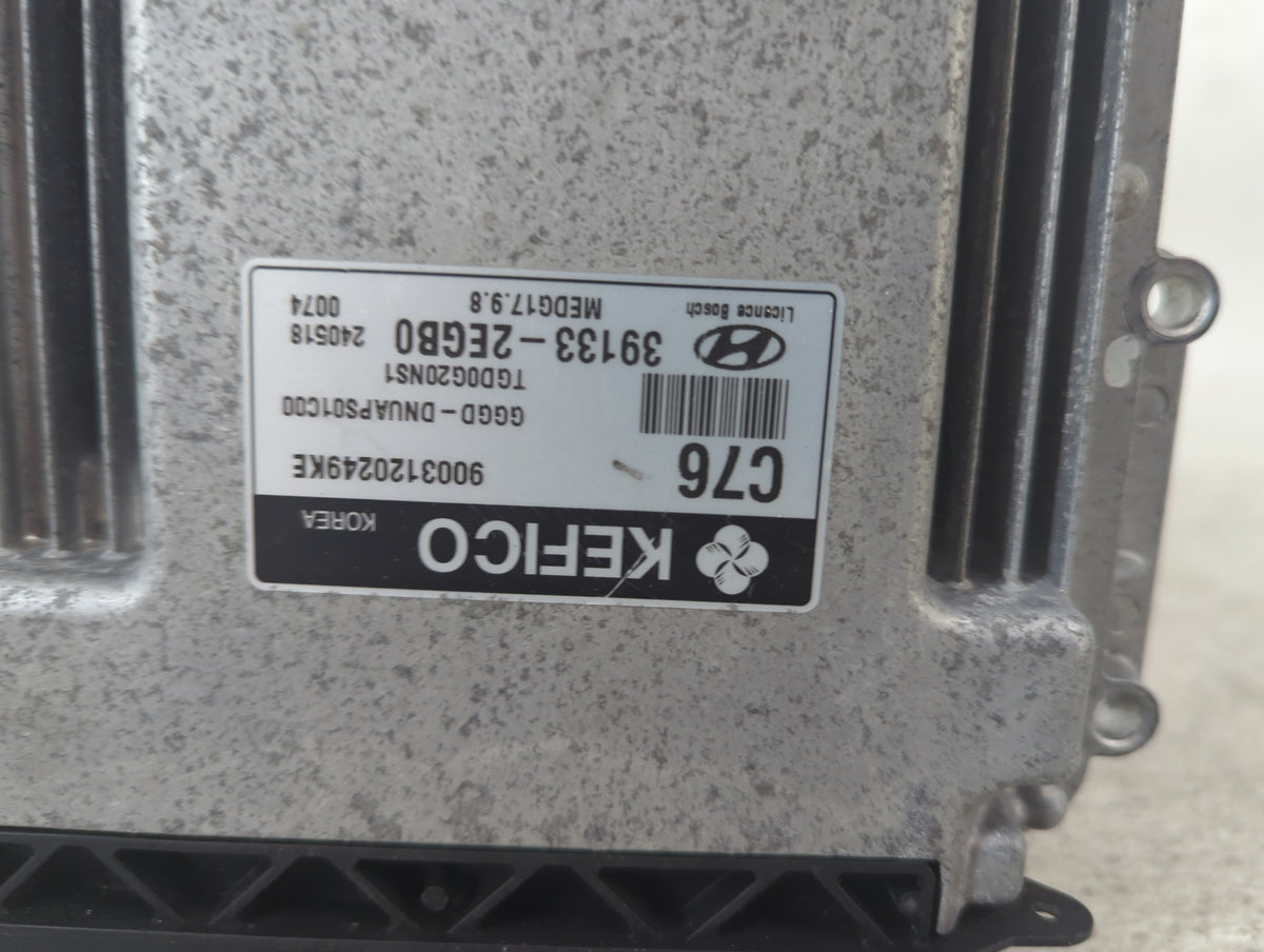 2014 Hyundai Elantra PCM Engine Control Computer ECU ECM PCU OEM P/N:39133-2EGB0 9003120249KE Fits OEM Used Auto Parts - Oem