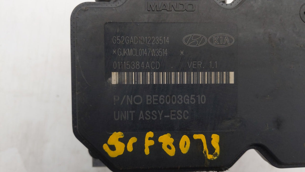 2014-2016 Hyundai Elantra Anti-Lock Brake ABS Pump Module Actuator OEM P/N:58920-3X630 Fits Fits 2014 2015 2016 OEM Used Aut