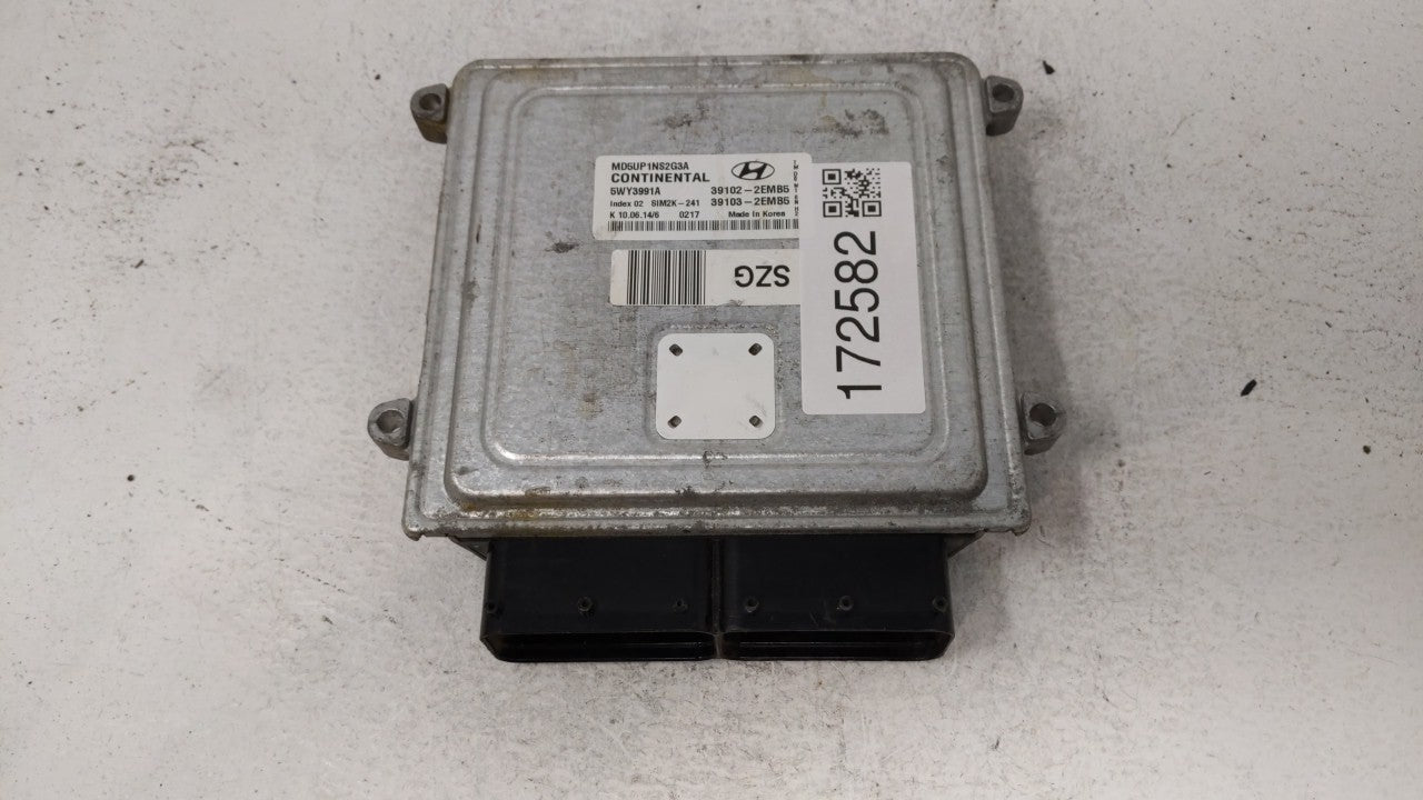 2014-2016 Hyundai Elantra PCM Engine Control Computer ECU ECM PCU OEM P/N:39102-2EMB6 39103-2EMB6 Fits Fits 2014 2015 2016 O