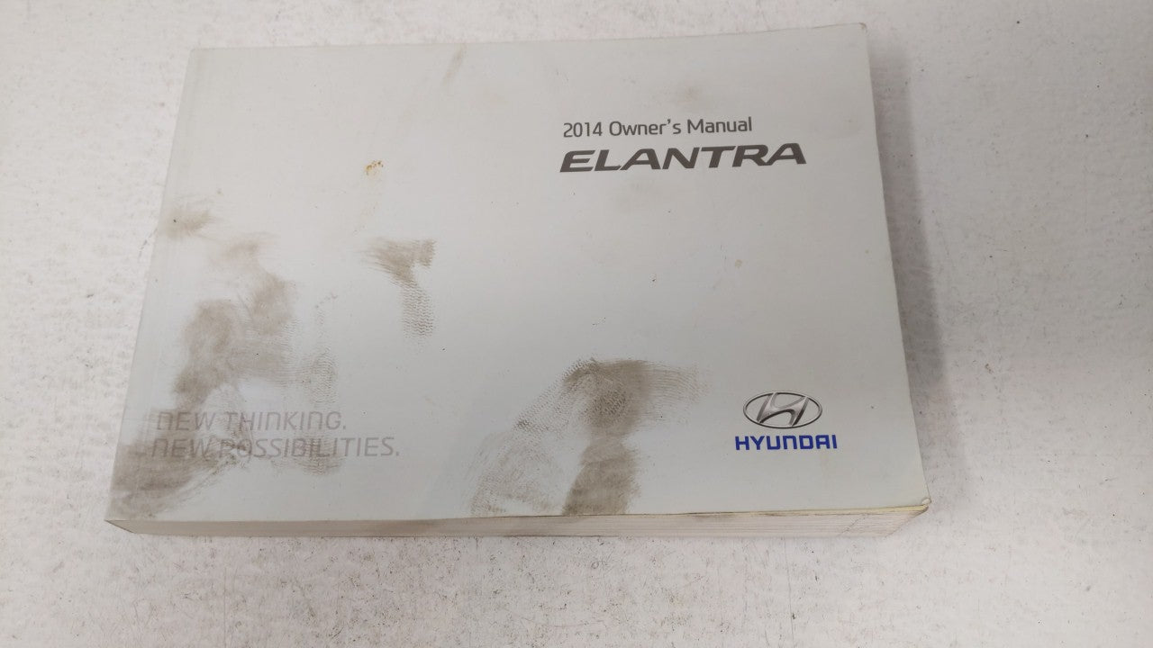 2014 Hyundai Elantra Owners Manual Book Guide OEM Used Auto Parts - Oemusedautoparts1.com