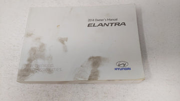 2014 Hyundai Elantra Owners Manual Book Guide OEM Used Auto Parts - Oemusedautoparts1.com