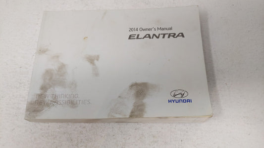 2014 Hyundai Elantra Owners Manual Book Guide OEM Used Auto Parts - Oemusedautoparts1.com