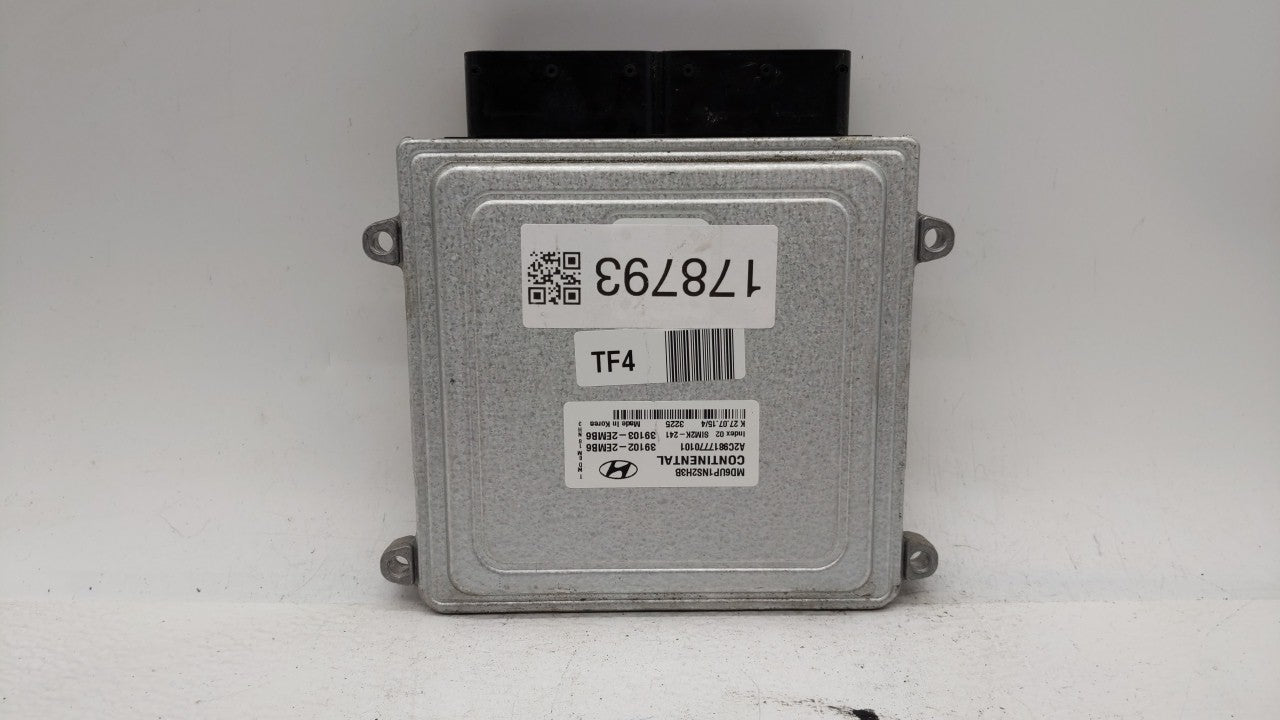 2014-2016 Hyundai Elantra PCM Engine Control Computer ECU ECM PCU OEM P/N:39102-2EMB5 39103-2EMB5 Fits Fits 2014 2015 2016 O