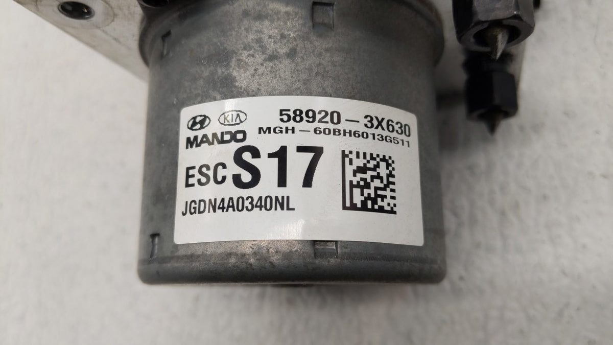 2014-2016 Hyundai Elantra Anti-Lock Brake ABS Pump Module Actuator OEM P/N:58920-3X630 Fits Fits 2014 2015 2016 OEM Used Aut