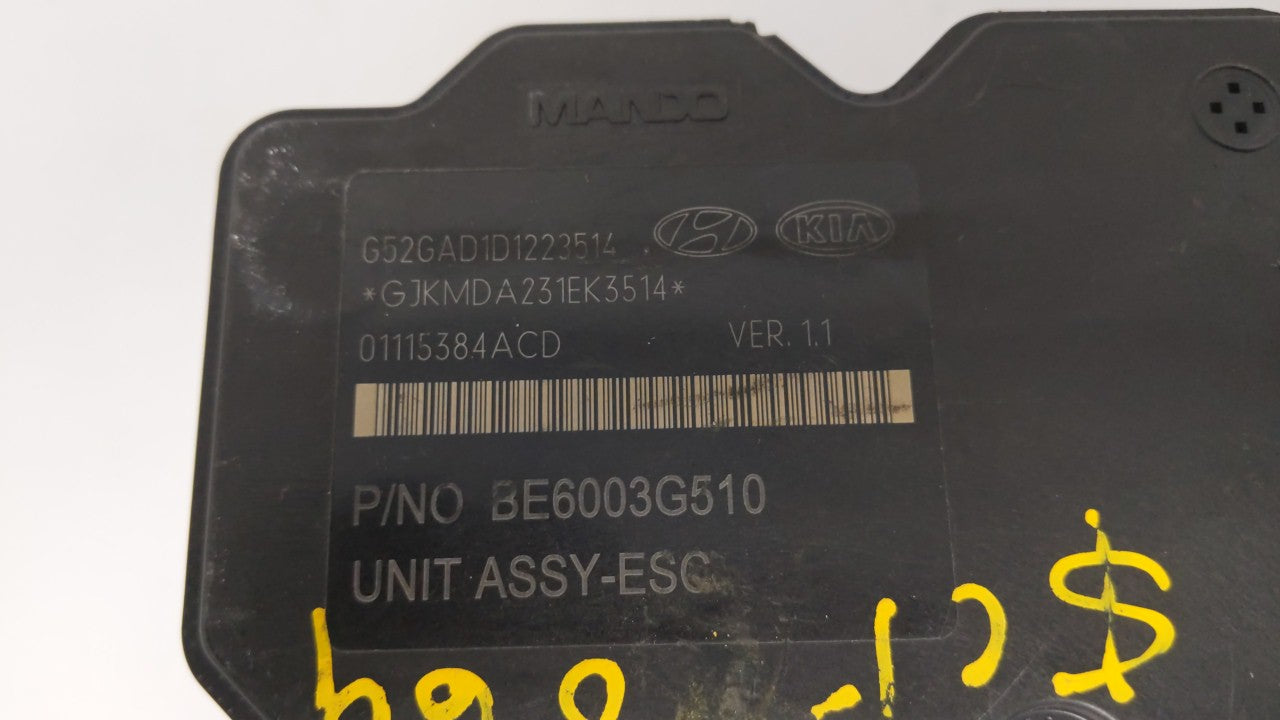 2014-2016 Hyundai Elantra ABS Pump Control Module Replacement P/N:58920-3X630 Fits Fits 2014 2015 2016 OEM Used Auto Parts -