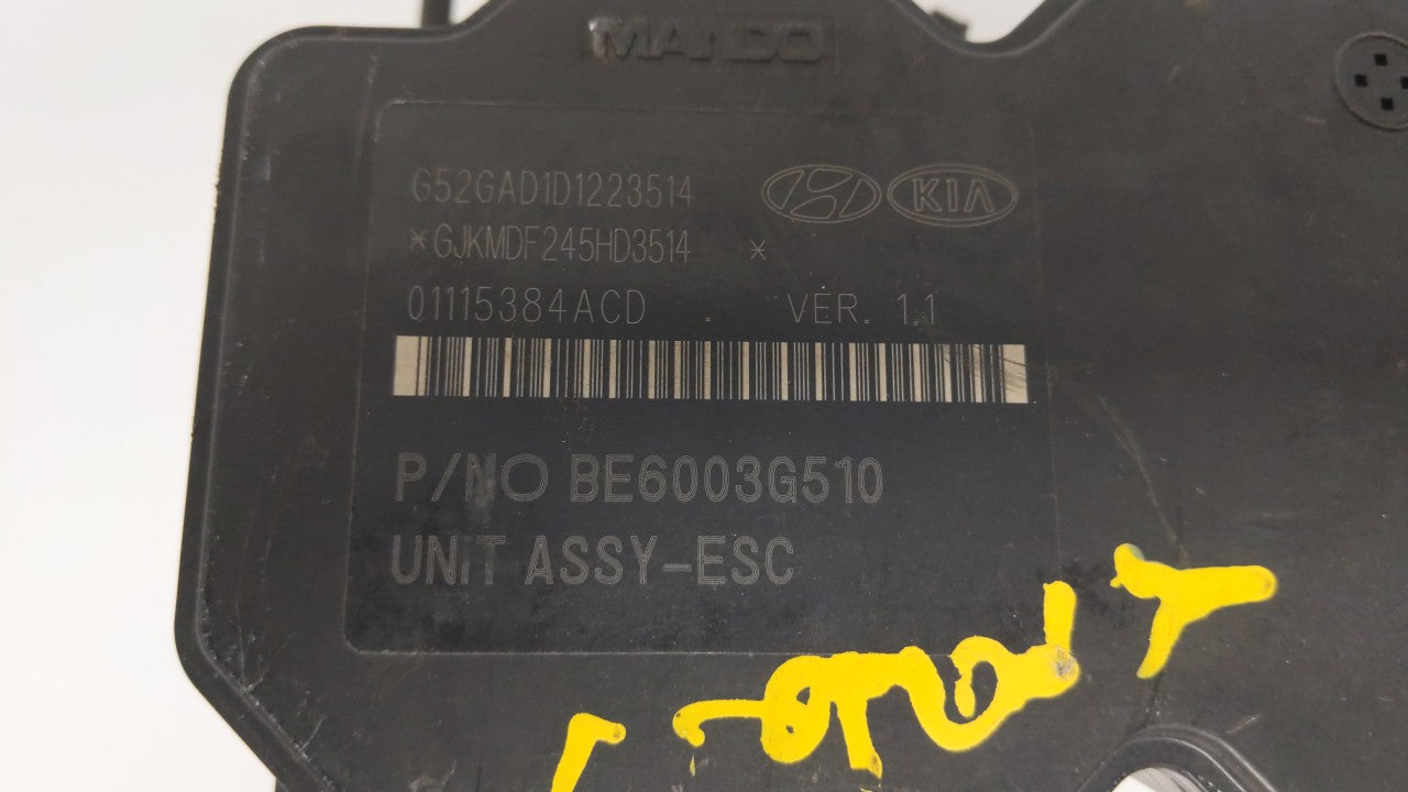 2014-2016 Hyundai Elantra ABS Pump Control Module Replacement P/N:58920-3X630 Fits Fits 2014 2015 2016 OEM Used Auto Parts -