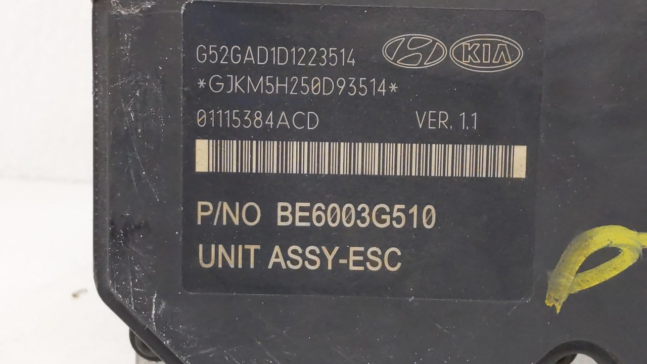 2014-2016 Hyundai Elantra ABS Pump Control Module Replacement P/N:58920-3X630 Fits Fits 2014 2015 2016 OEM Used Auto Parts -