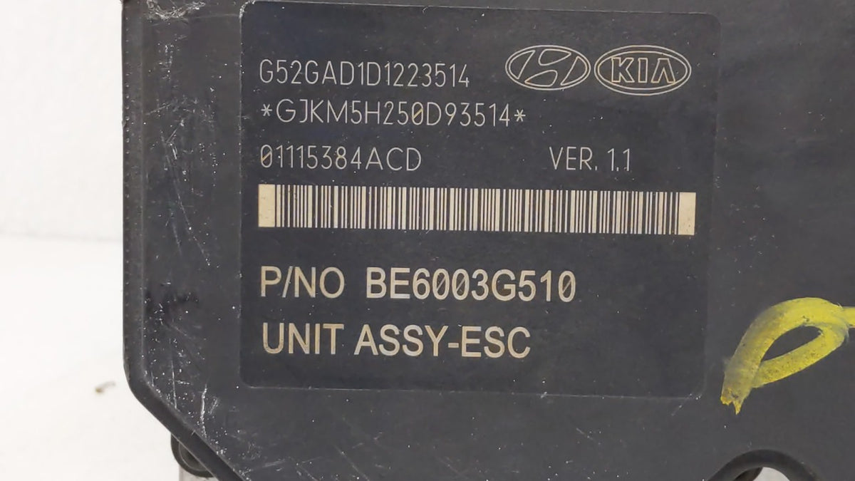 2014-2016 Hyundai Elantra Anti-Lock Brake ABS Pump Module Actuator OEM P/N:58920-3X630 Fits Fits 2014 2015 2016 OEM Used Aut