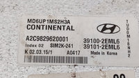 2014-2016 Hyundai Elantra PCM Engine Control Computer ECU ECM PCU OEM P/N:MEC120-010 F1 39102-2EML6 Fits Fits 2014 2015 2016