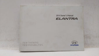 compare product 2014 Hyundai Elantra Owners Manual Book Guide OEM Used Auto Parts