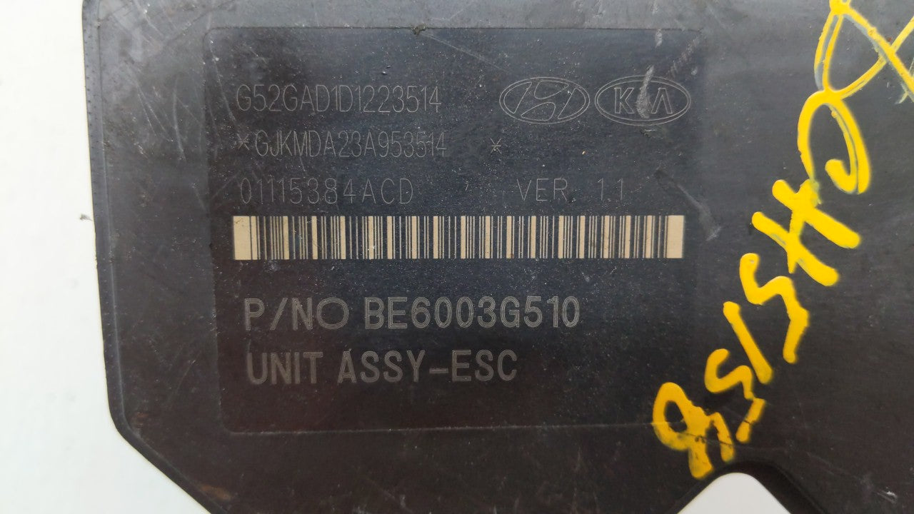 2014-2016 Hyundai Elantra ABS Pump Control Module Replacement P/N:58920-3X630 BE6003G510 Fits Fits 2014 2015 2016 OEM Used A